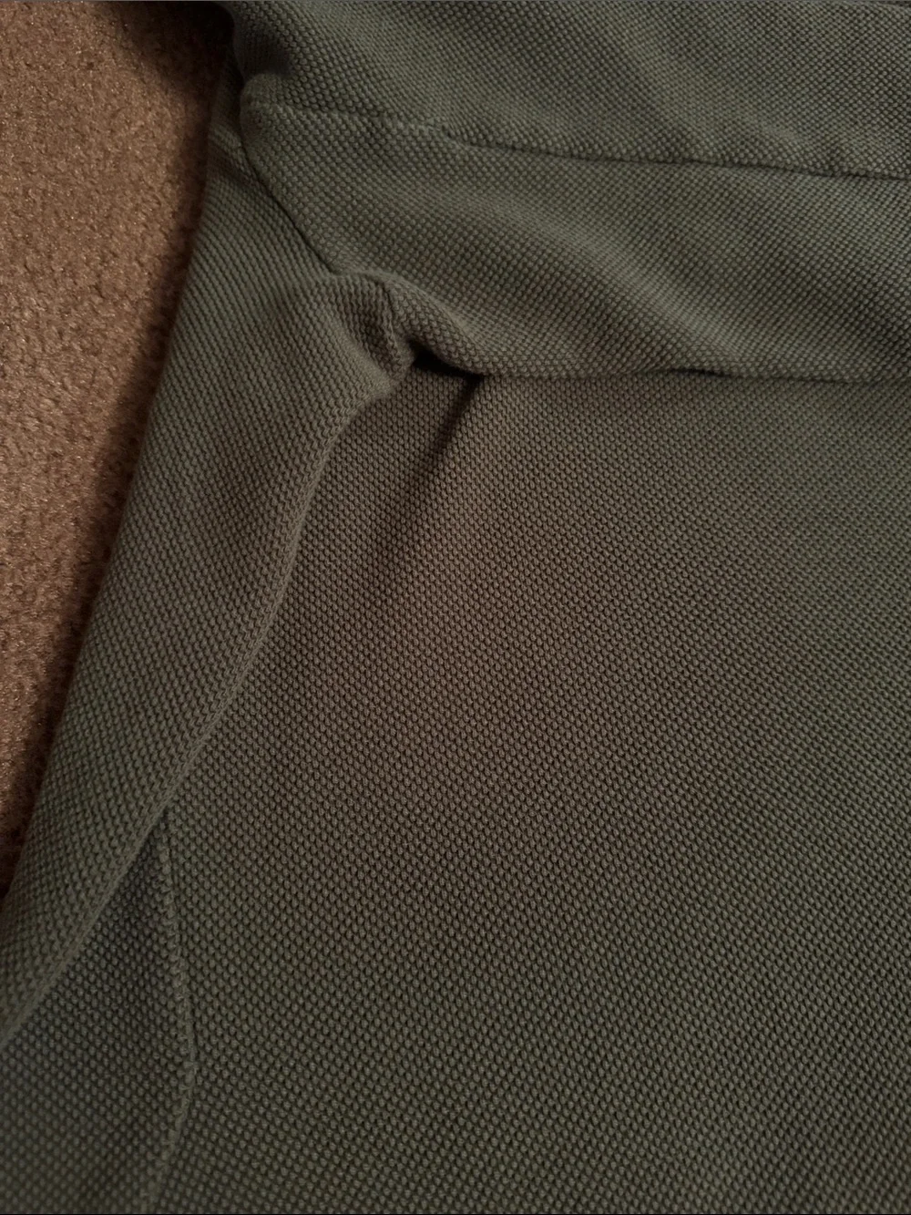 Gymshark men Olive Crewneck Sweatshirt with White Logo